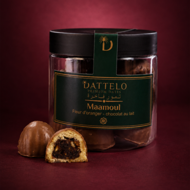 Maamoul fleur d'oranger chocolat au lait