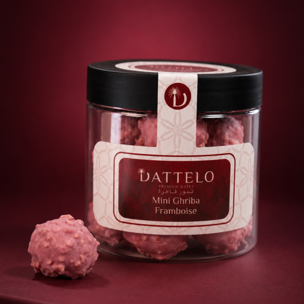 Mini ghriba framboise